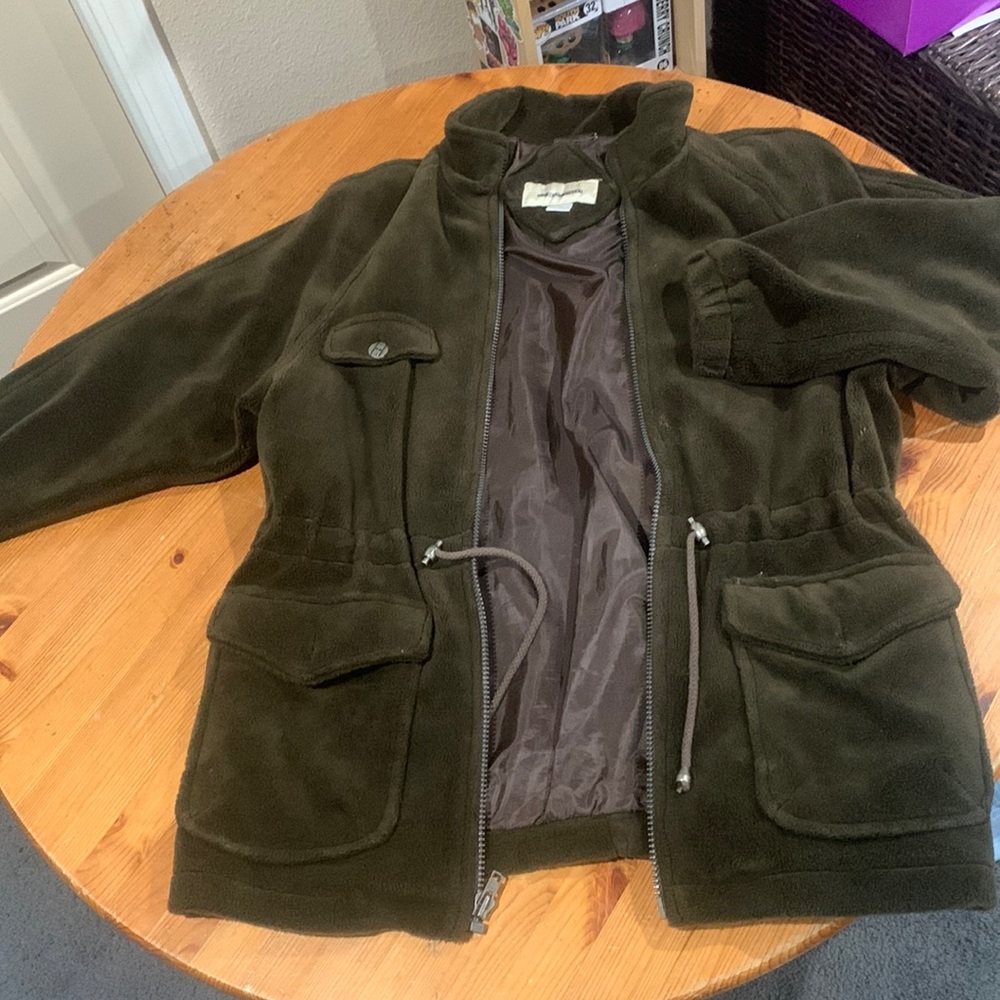 Mulberry Street- preowned jacket Olive Brown - Size Medium
